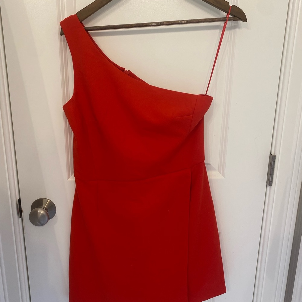 French Connection One Shoulder Mini Dress size 8
